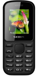 Телефон teXet TM-130, черный/красный