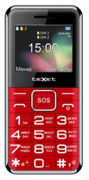 Телефон teXet TM-B319, красный