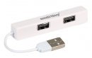 Хаб USB2.0 Smartbuy SBHA-408W белый