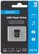 Флешка Maxvi MM 16 ГБ (FD16GBUSB20C10MM), темно-серый