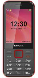 Телефон teXet TM-302 Black Red