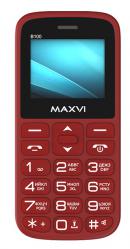 Телефон MAXVI B100, темно-красный