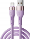 фото Кабель Accesstyle (AL24-S100) USB-Lighting, 2.4 A, 1 м, фиолетовый