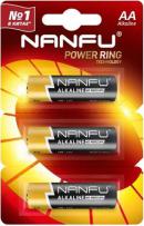 Батарейки Nanfu LR6/316/AA в блистере 3 штуки