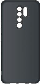 Чехол силиконовый с микрофиброй BoraSCO Soft Touch iPhone 15 Plus (72421), черный