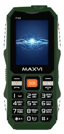 Телефон MAXVI P100, зеленый