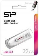 Флешка Silicon Power Blaze B25 32 ГБ, белый