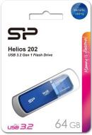 Флешка Silicon Power Helios 202 64 ГБ, синий
