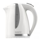 Чайник MAXVI KE1701P, белый/серый