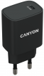 фото Зарядное устройство Canyon H-20B02 (USB-C, 20W PD), черный