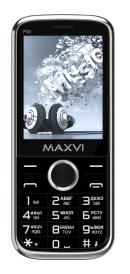 Телефон MAXVI P30, 2 SIM, черный