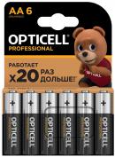 Батарейка Opticell Professional LR6 / AA в блистере 6 штук