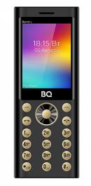 Телефон BQ 2458 Barrel L, черный/золотистый