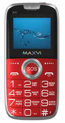 Телефон MAXVI B10, красный