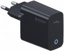 Сетевое зарядное устройство Deppa (11427) USB-C, PD, 25 Вт, кабель USB-C, черный
