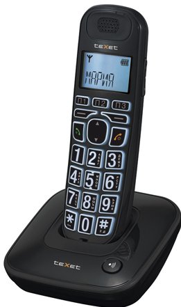 телефон TEXET TX-D8400A черный DECT