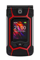 Телефон MAXVI E10, 2 SIM, черный/красный