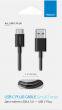 фото Кабель Deppa USB-C черный, 1.2м USB 3.0
